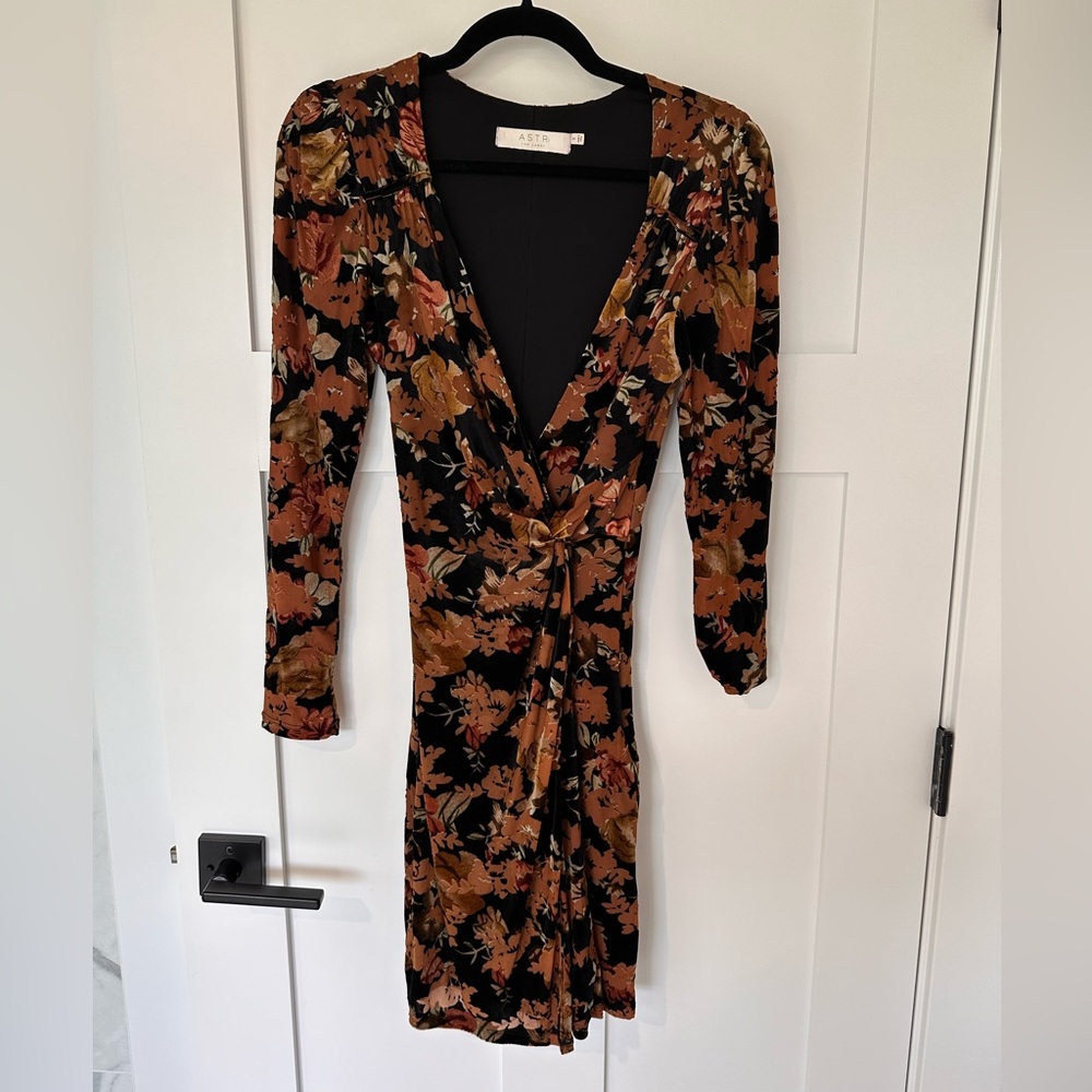 ASTR the Label Velvet Cocktail Dress